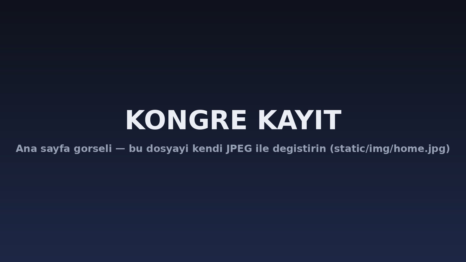 Kongre Kayıt Sistemi